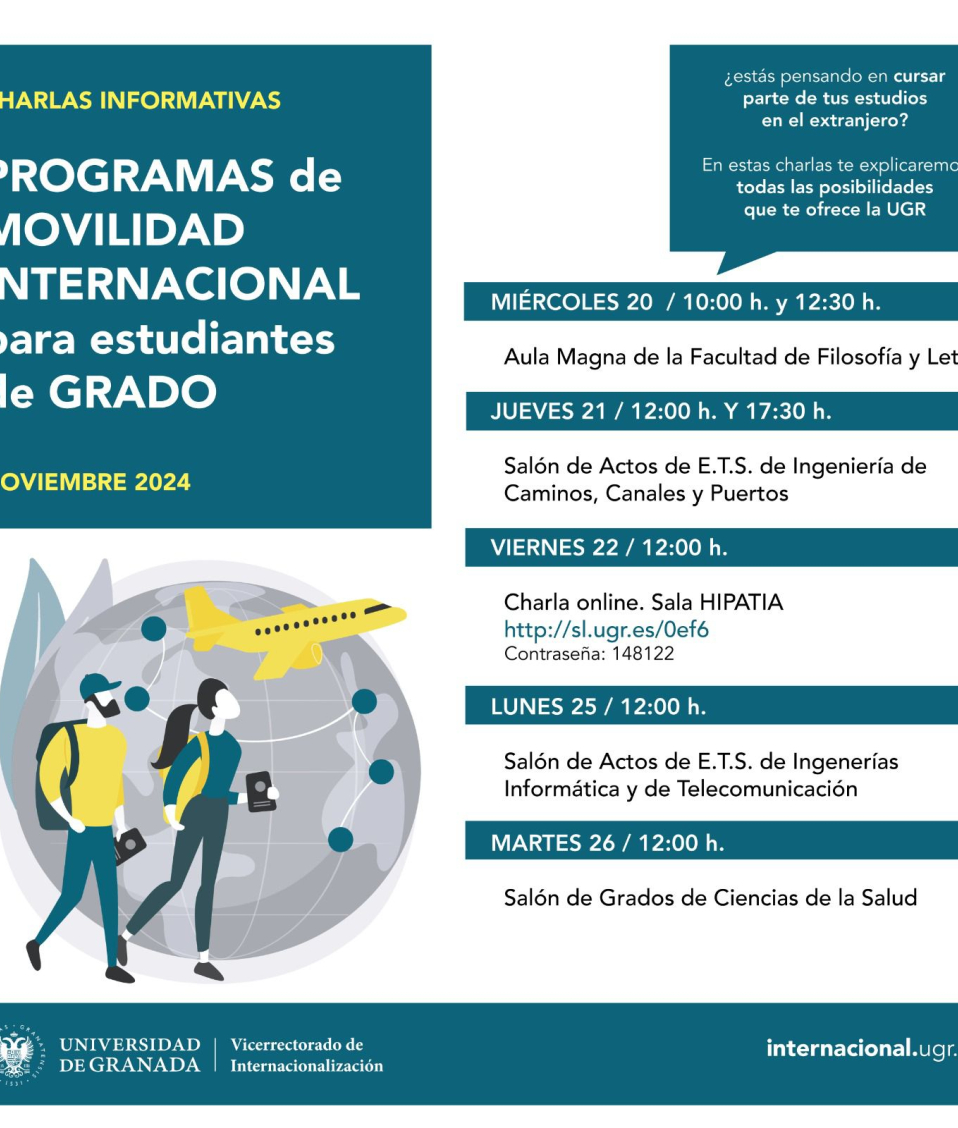 Programas movilidad estudiantes grado noviembre 2024 Grado en Economía